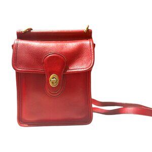 Vintage Coach Murphy Crossbody Bag #9930 in Red